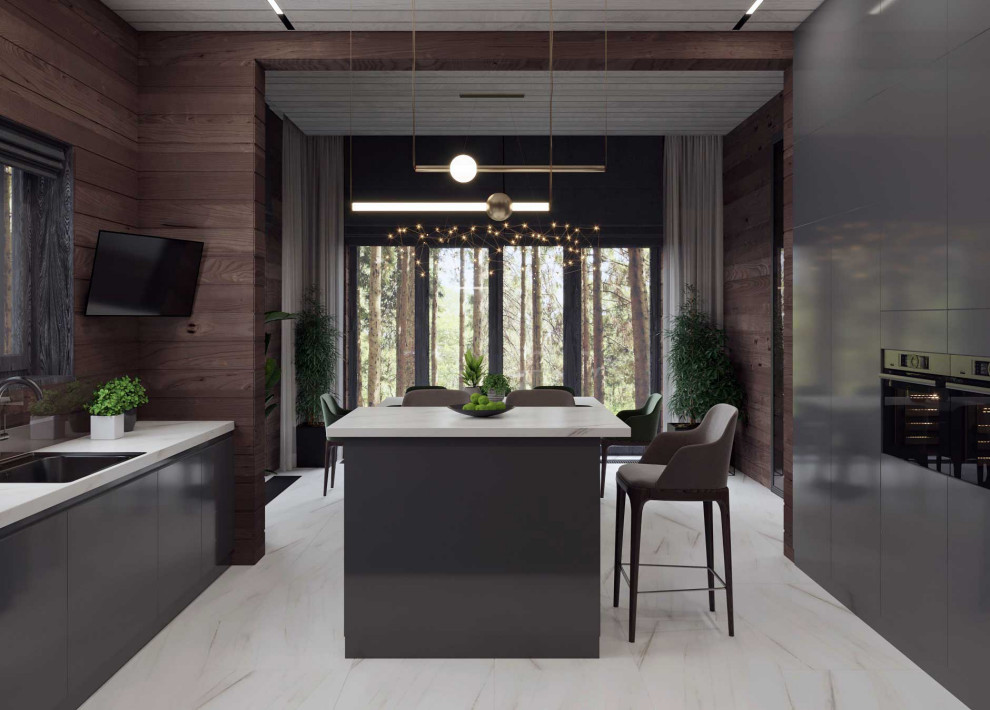 Обложка проекта: Коттедж из клееного бруса