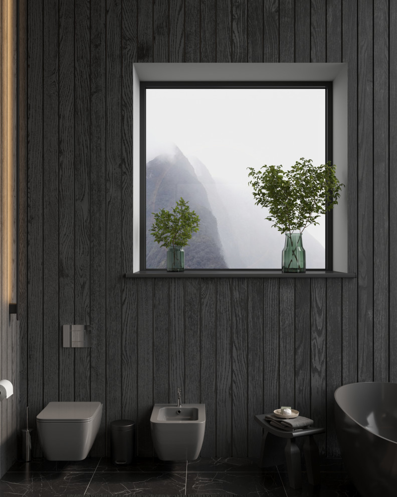 Обложка проекта: Bathroom with mountain view