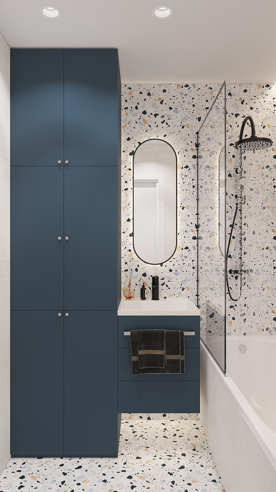 Дизайн-проект квартиры 37,74 кв.м. г.Томск ЖК Северный парк