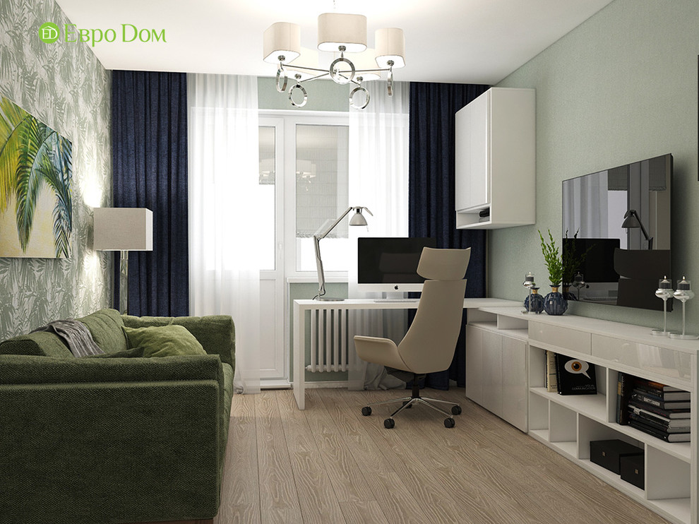 Обложка проекта: Дизайн трехкомнатной квартиры 120 кв. м в современном стиле