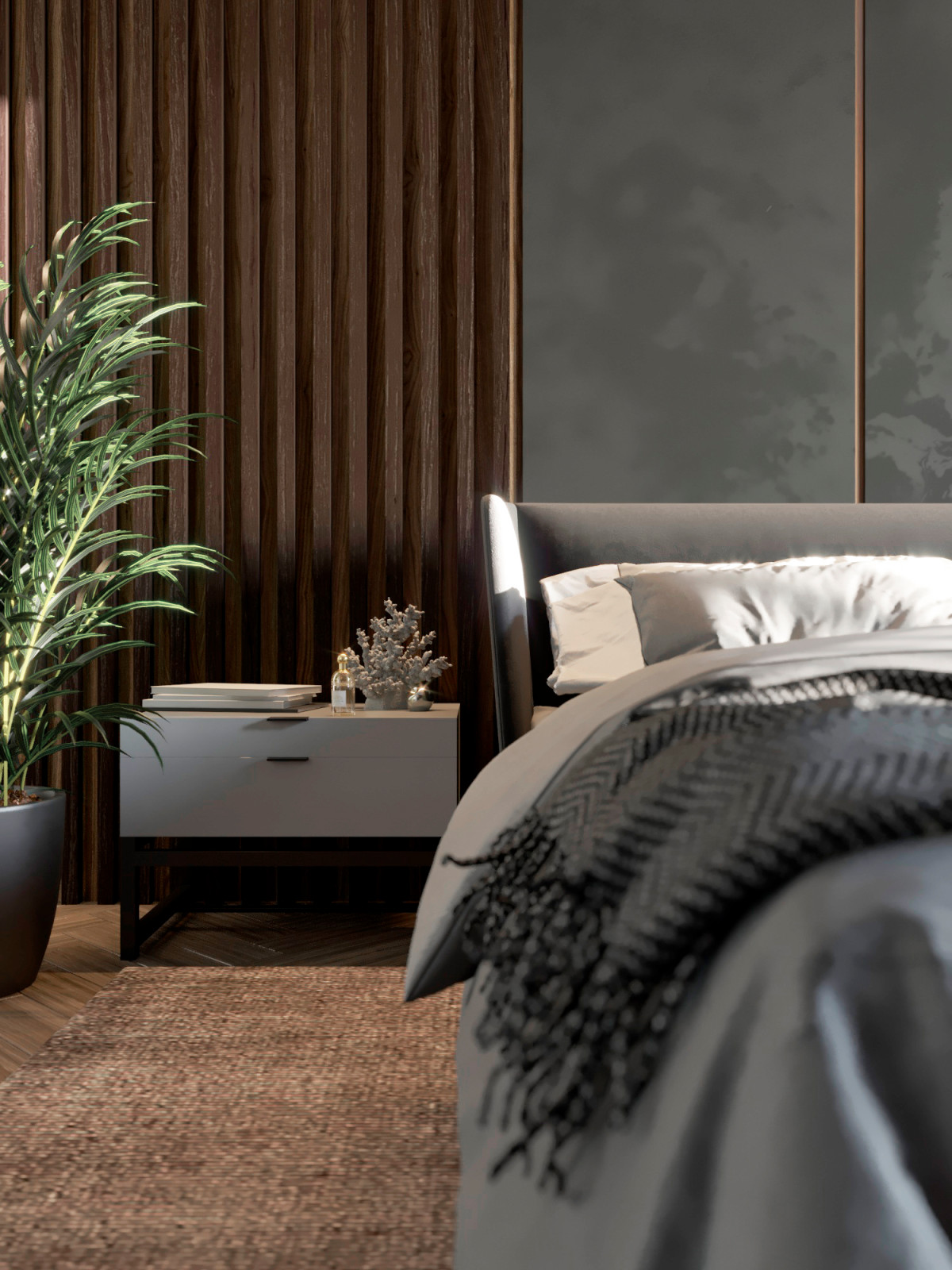 Темная спальня