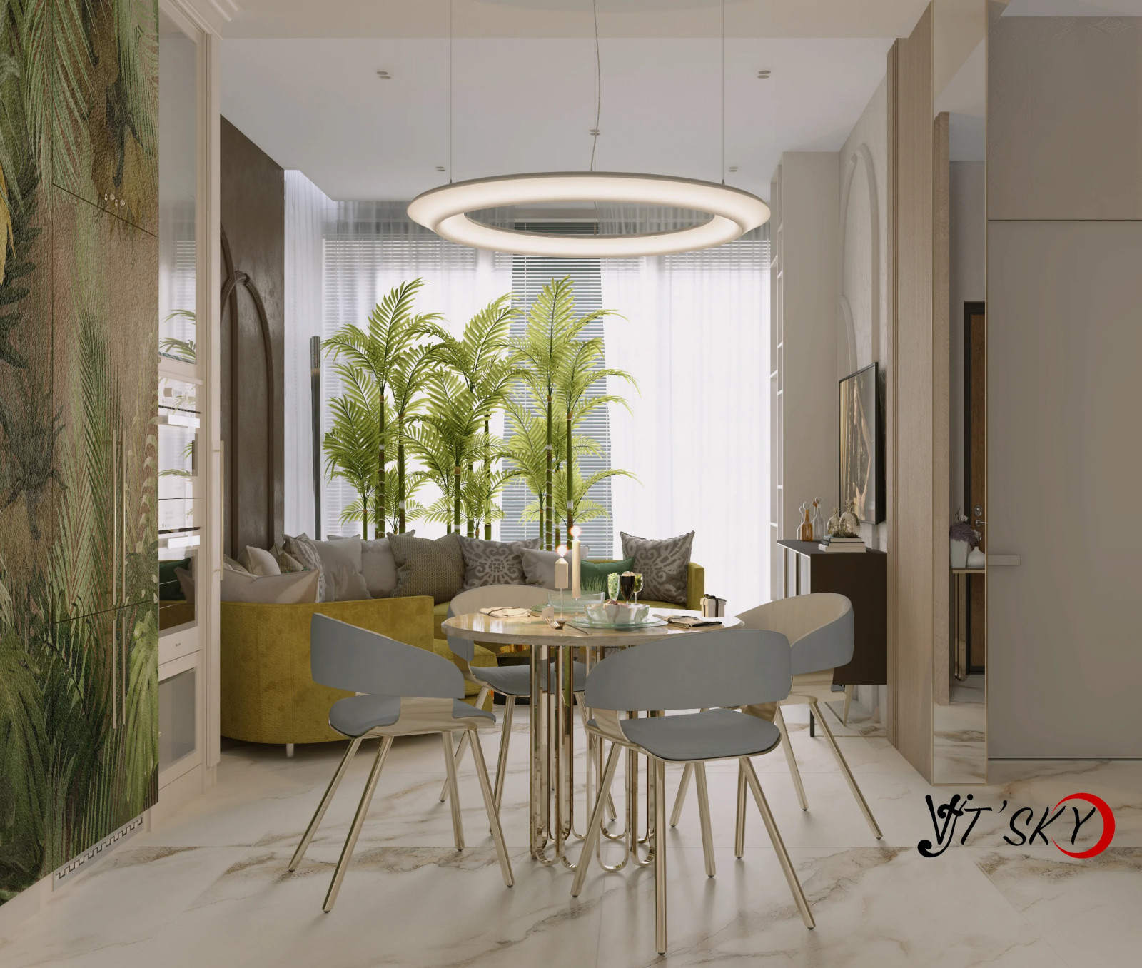 Дизайн проект для семьи депутата в DUBAI