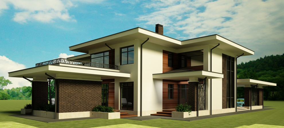 Проект индивидуального жилого дома. КП Графские пруды