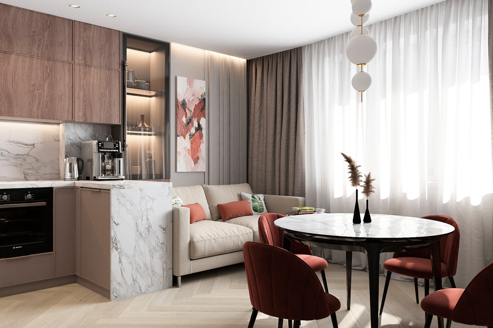 2-комнатная квартира в ЖК Гринвич