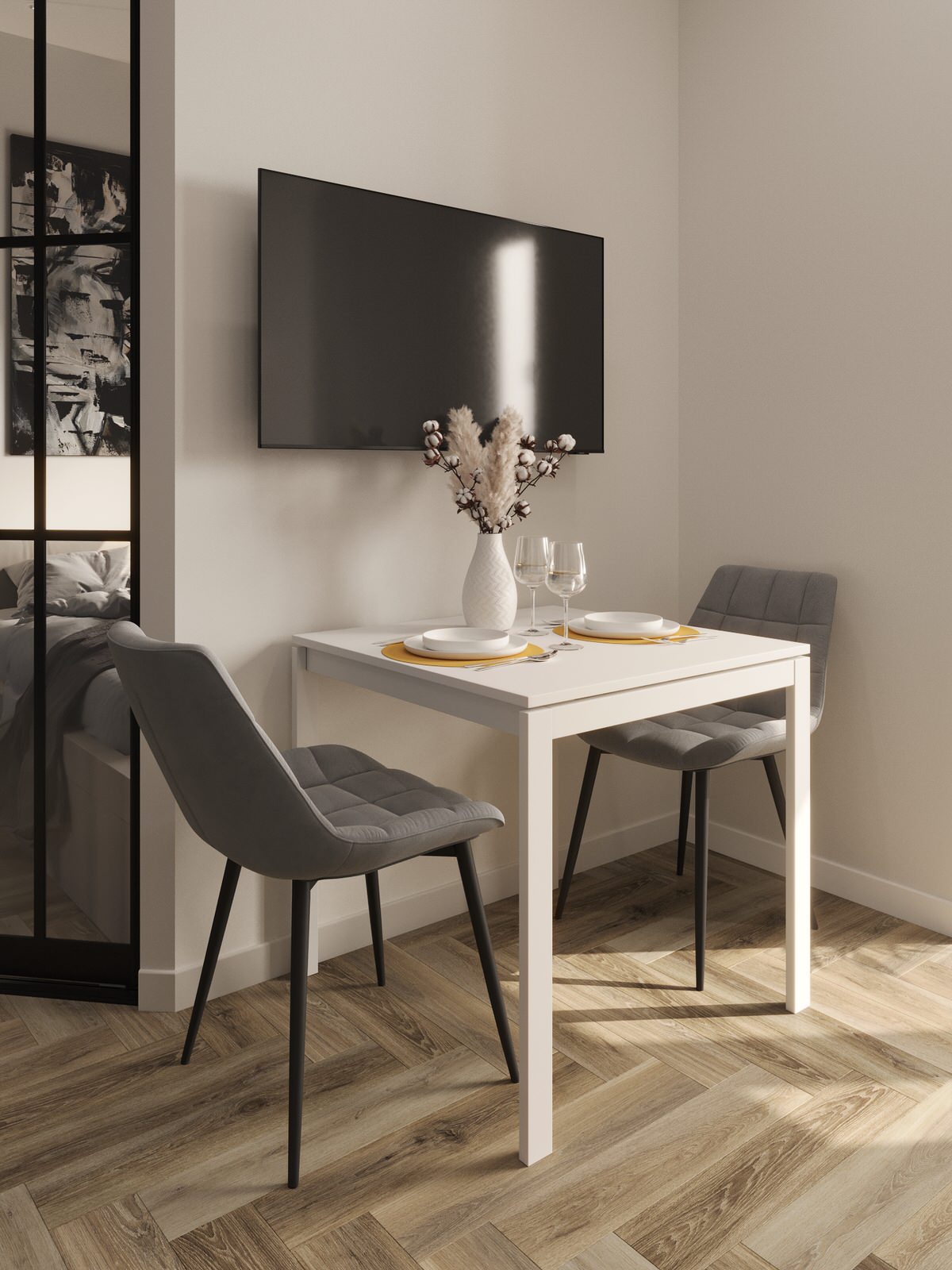 Проект 1-к квартиры 26м2