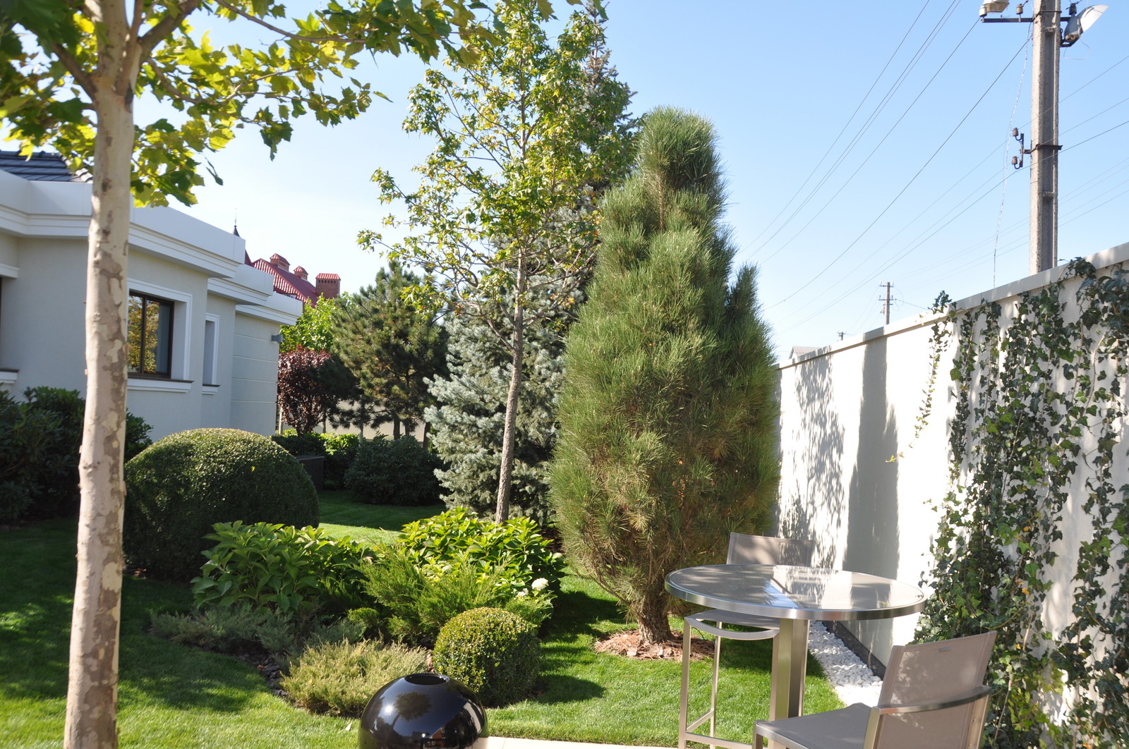 Private modern garden / Частный современный сад.