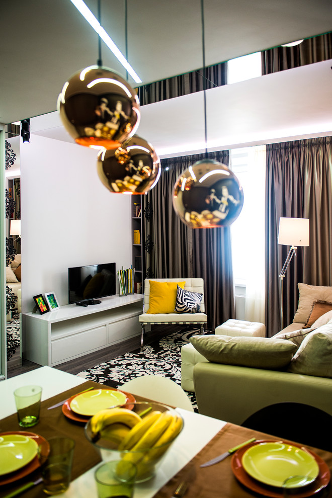 Гостиная в проекте "Чистая работа"