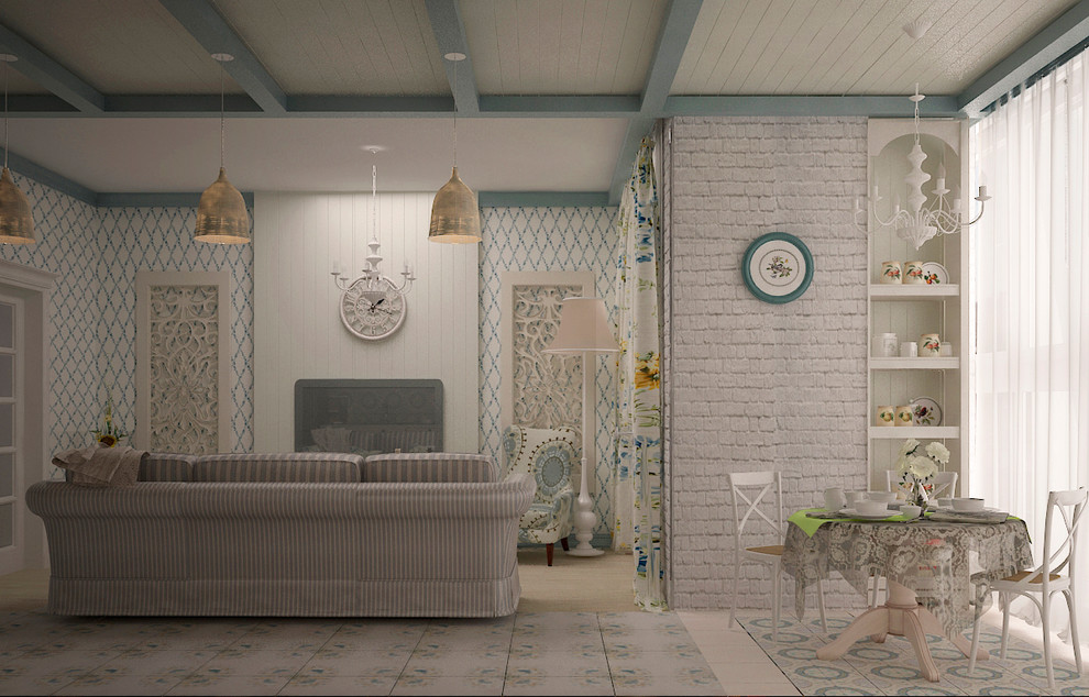 гостиная-столовая