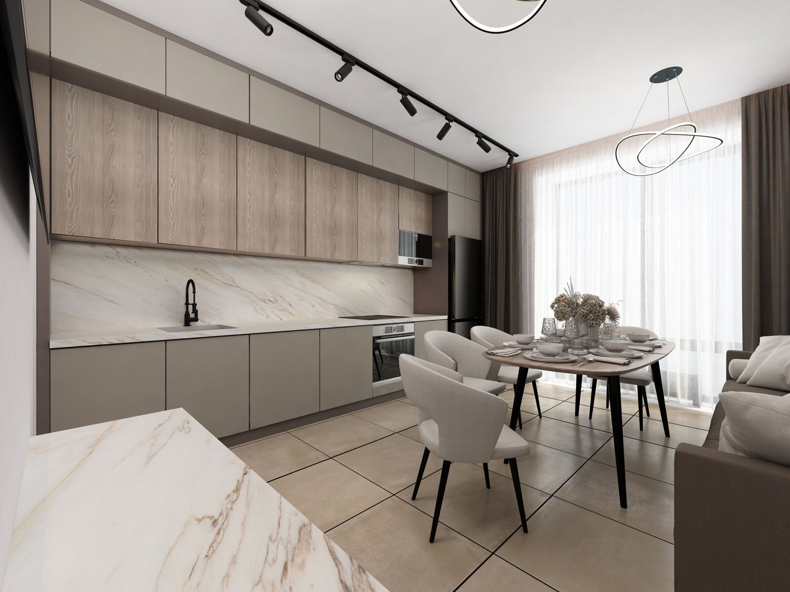 Обложка проекта: Квартира 70м²