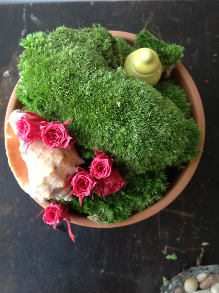 Своими руками: Как сделать декоративный мох основой декора