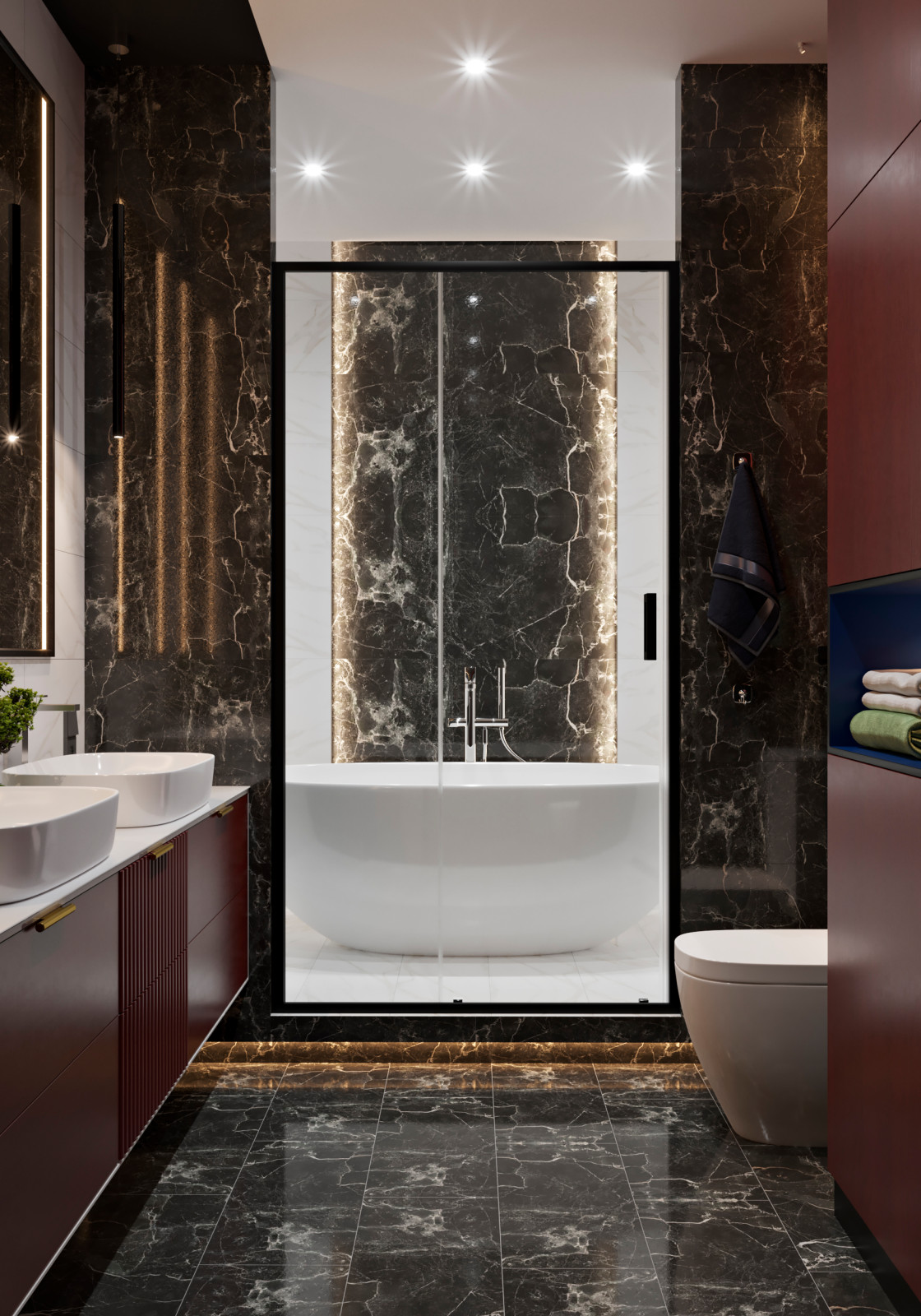 Ванная комната в современном стиле