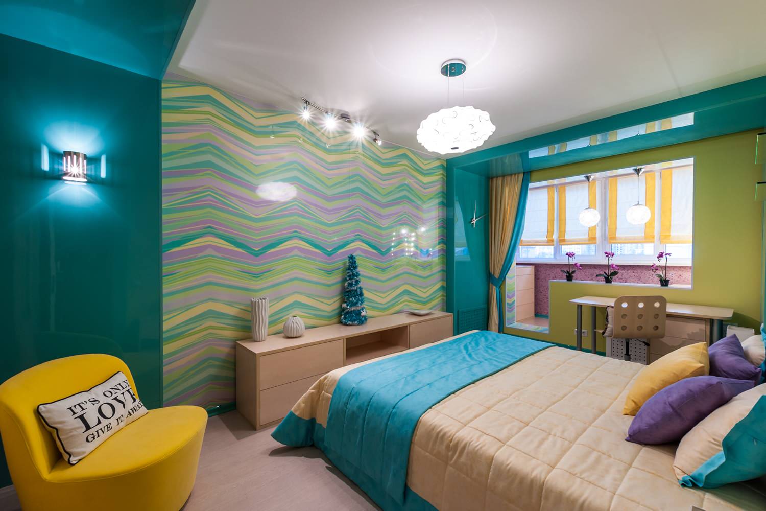 Обложка проекта: SILK PLASTER в программе "Школа ремонта", выпуск "Спальня в ёлочку"