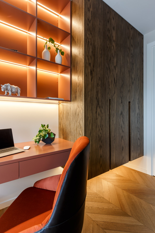 Реализованный дизайн проект квартиры в ЖК "Горный"