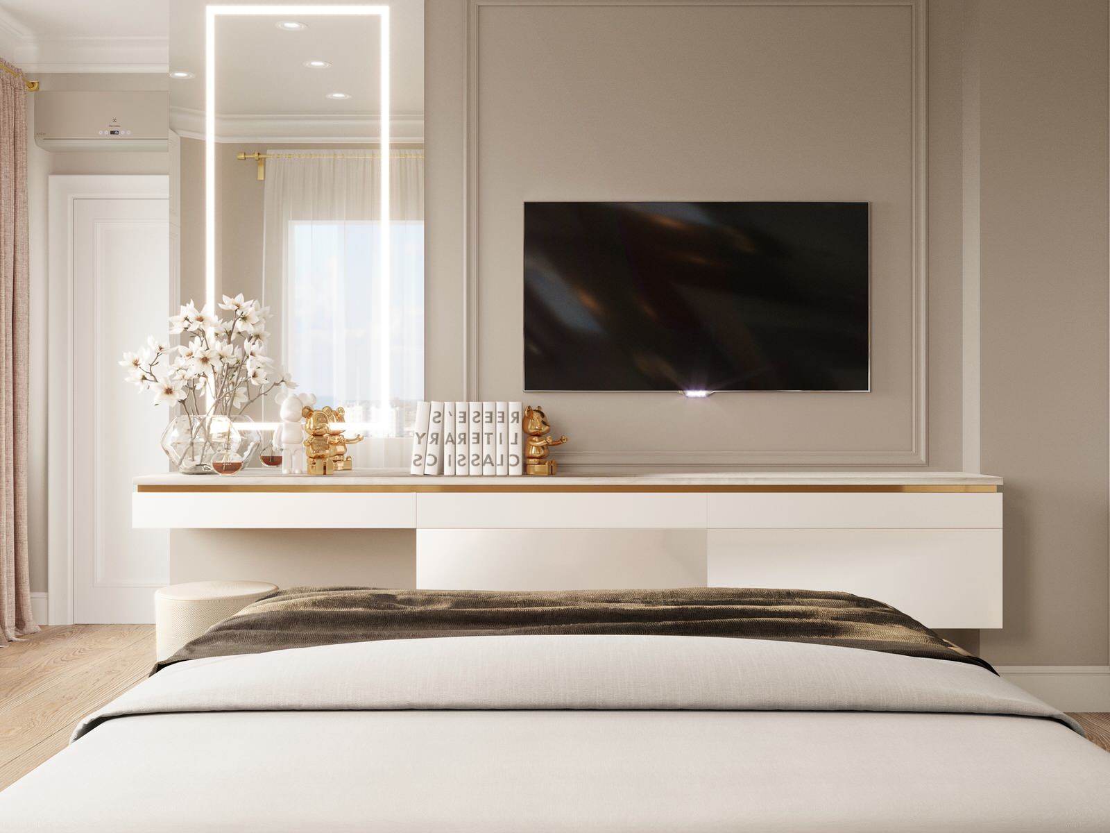 Двухуровневая квартира для пары со взрослым сыном