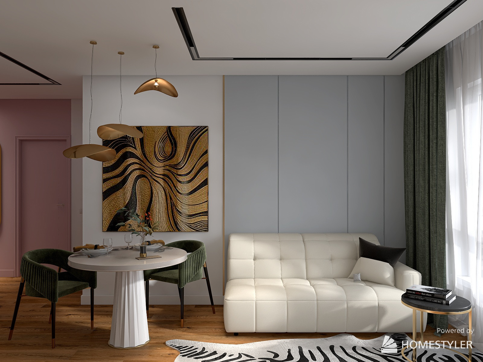 Обложка проекта: Дизайн-проект квартиры 40 кв.м.