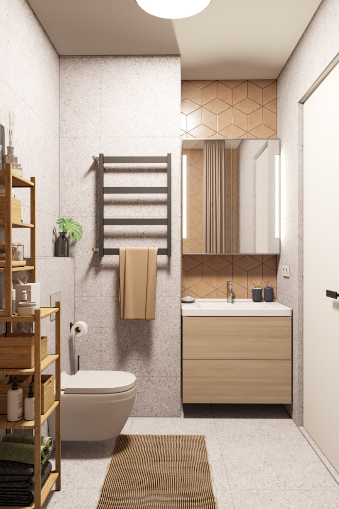 Обложка проекта: Квартира для молодой семьи в Москве  Площадь: 58 м2.