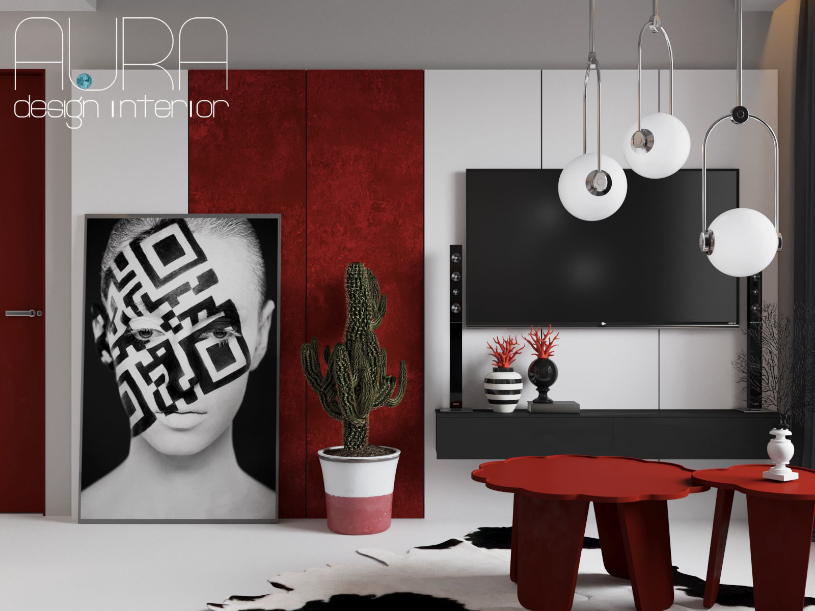 Обложка проекта: Дизайн гостиной и кухни