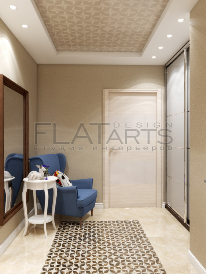 Обложка проекта: Дизайн 3-ной квартиры в современном, с элементами эко-стиля