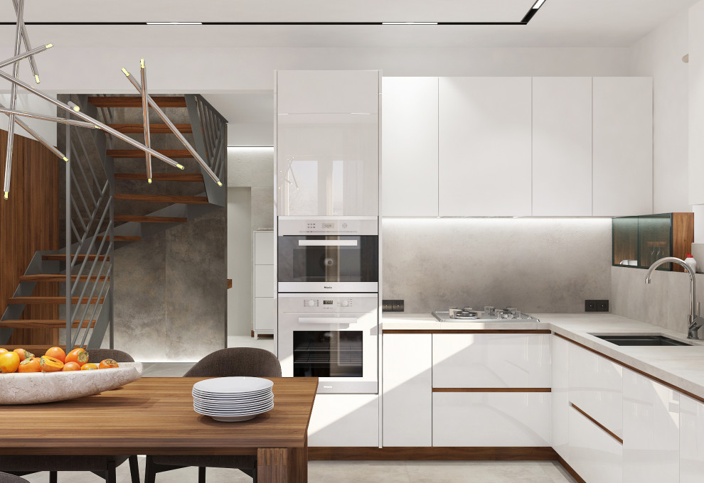 Современный двухэтажный жилой дом в Колтушах 130м2