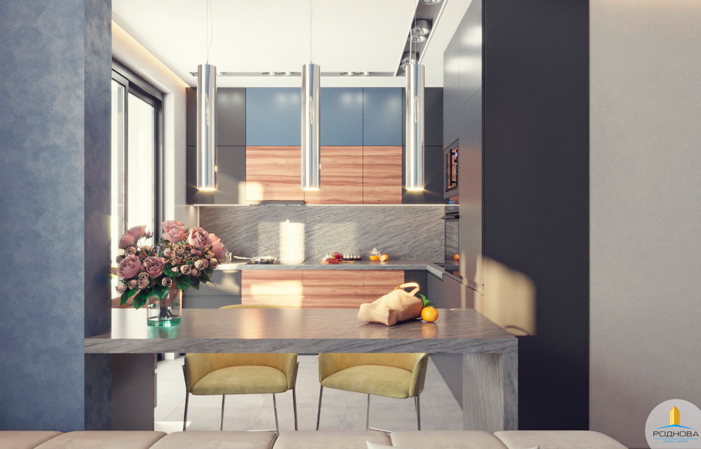 Дизайн-проект двухкомнатной квартиры 56 кв.м