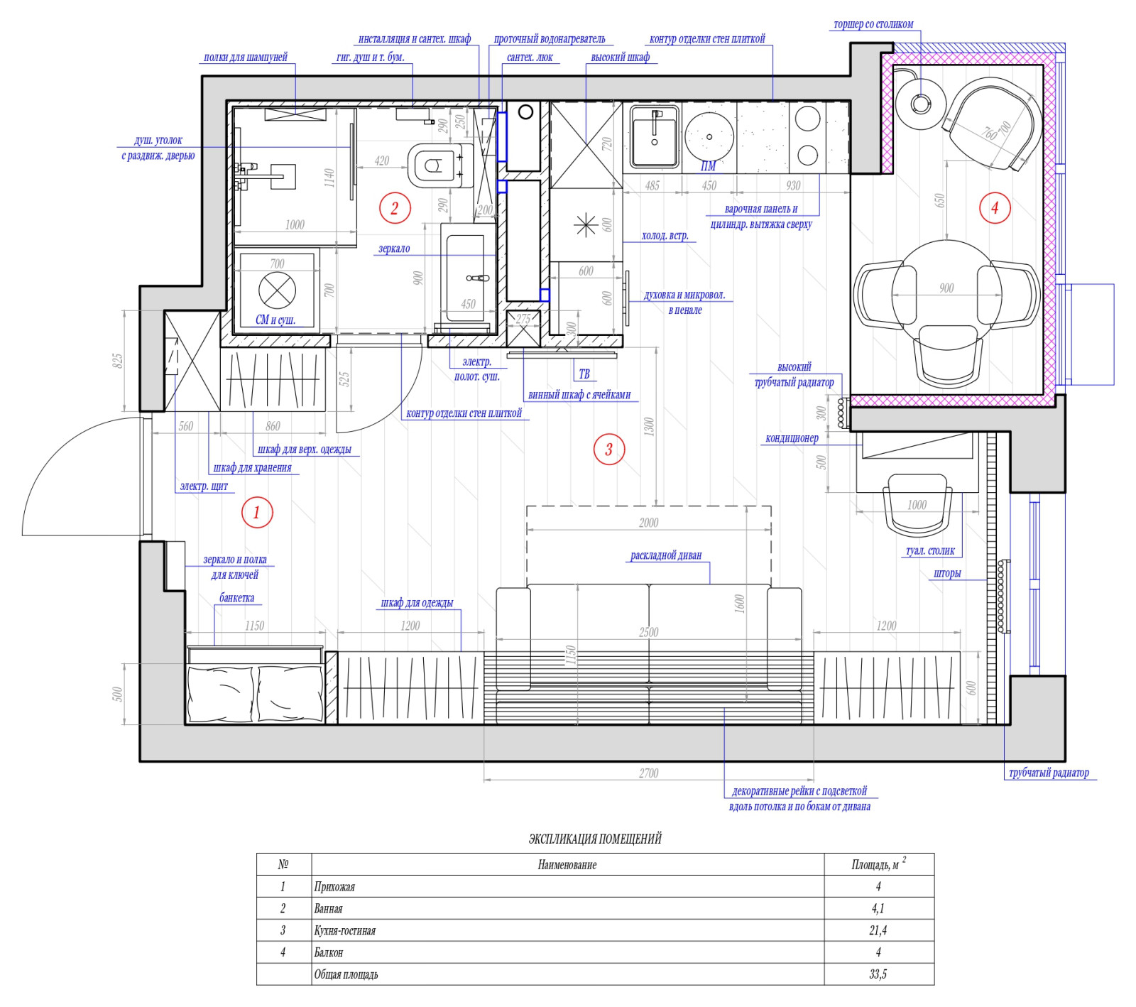 Планировочное решение