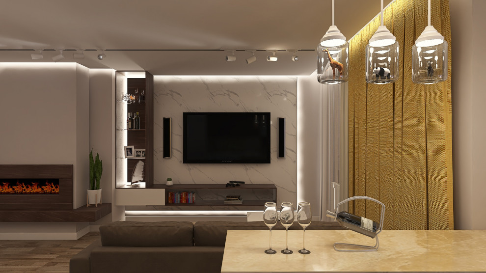 Квартира  для семьи с 2мя детьми 90м2гостиная