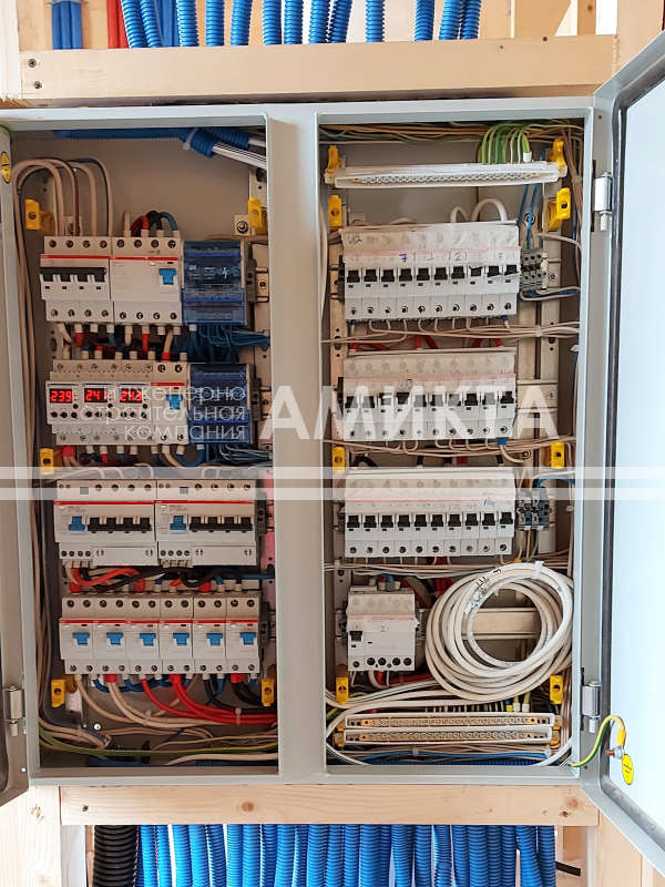 Обложка проекта: Инженерные системы для дома из бруса 215 м²