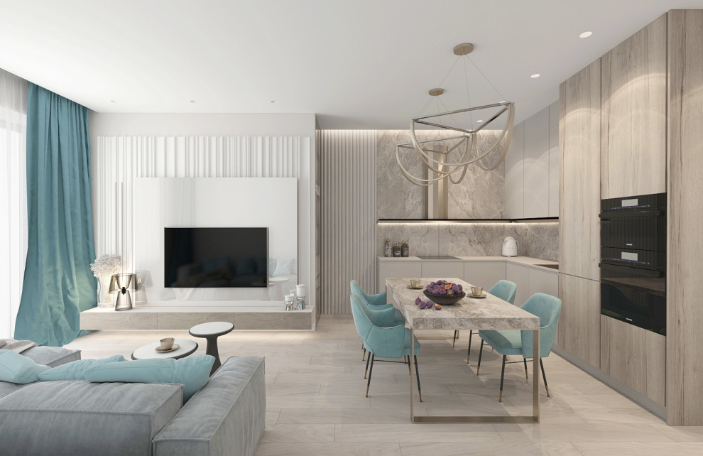 Обложка проекта: Бирюзовый минимализм