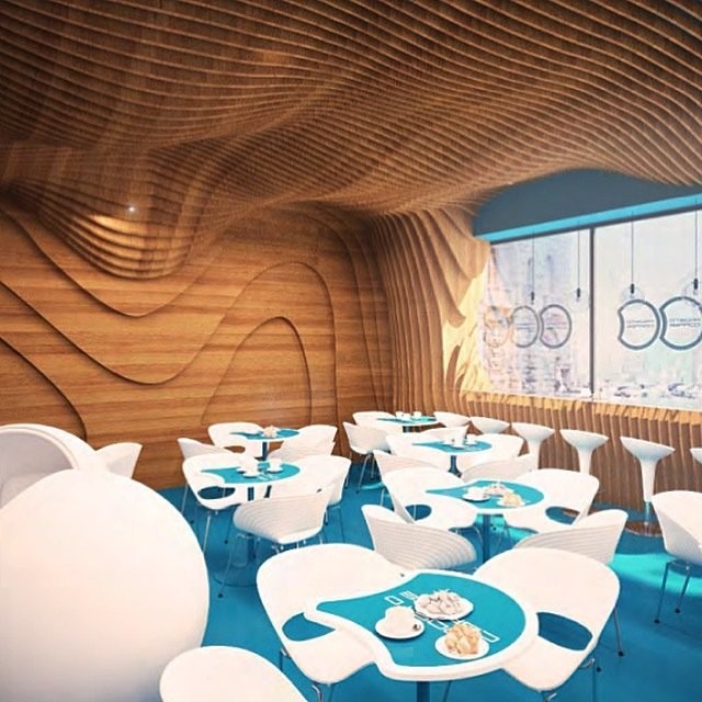 3D-концепт, кофейня "Prosto coffee"