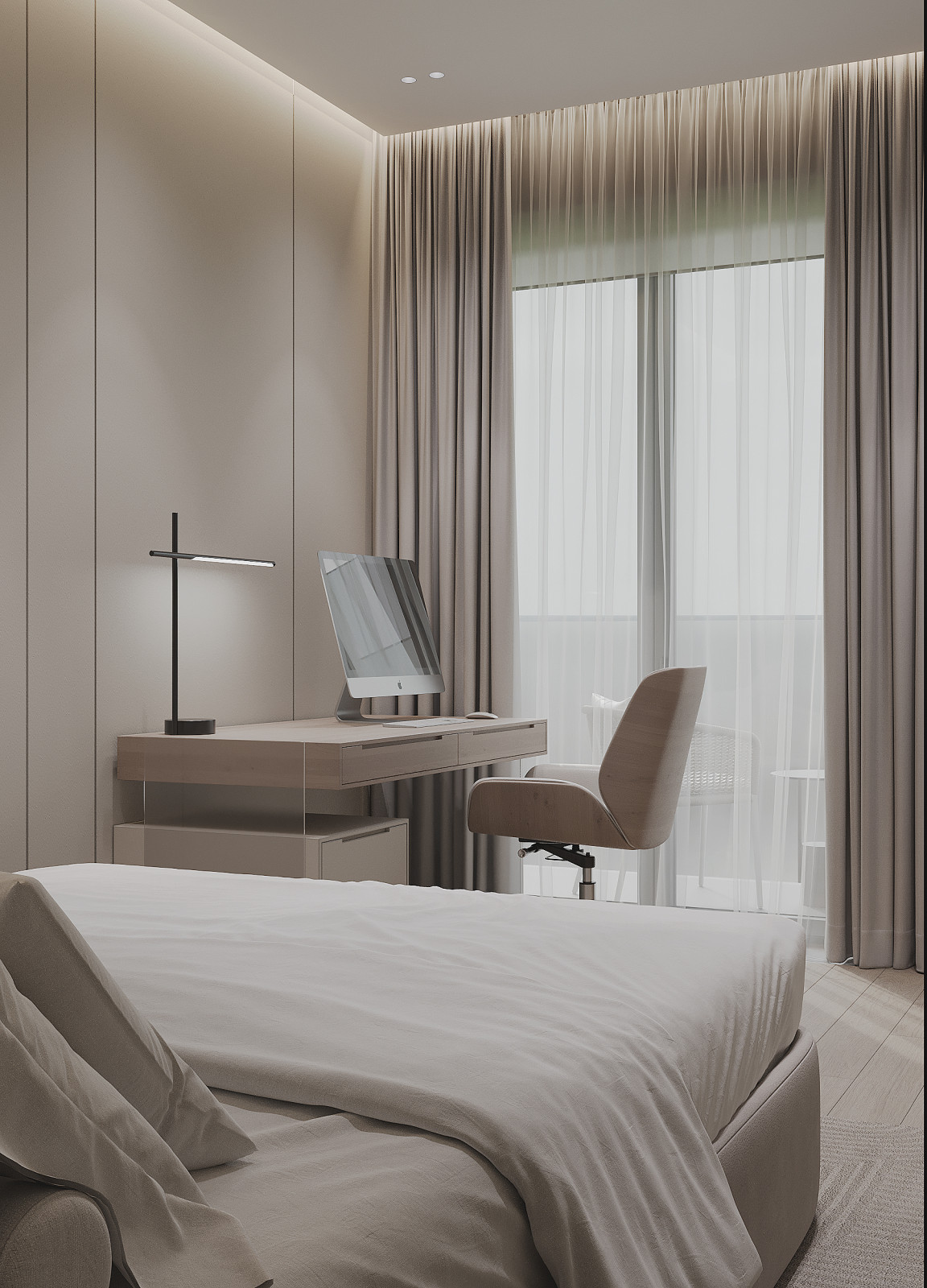 Интерьер апартаментов, Сочи, 45м2