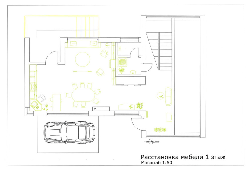 Сблокированный дом в эко стиле