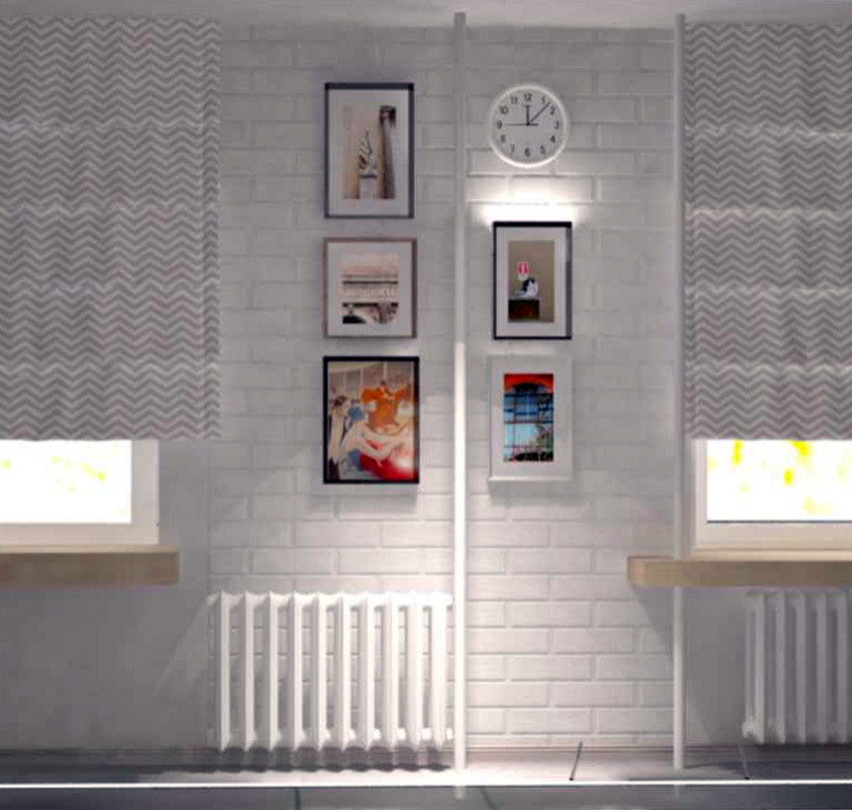 Размещение постеров в интерьере