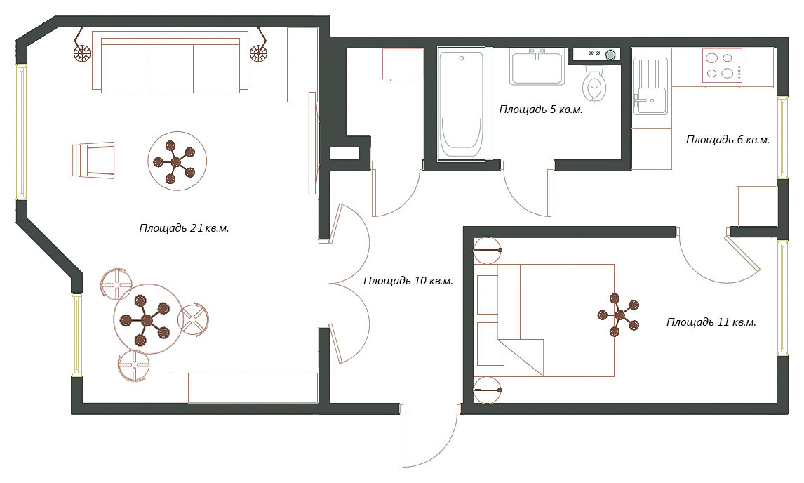 Обложка проекта: Неоклассика в чёрно-серых тонах.