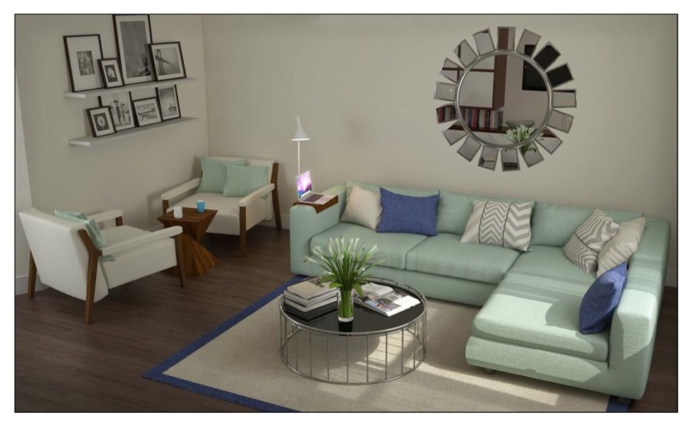 Mint Living Room