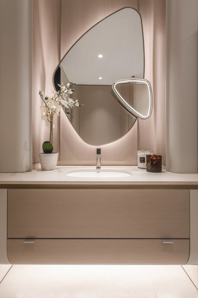 Fusion modern. Interior design of a villa in Monte-Carlo