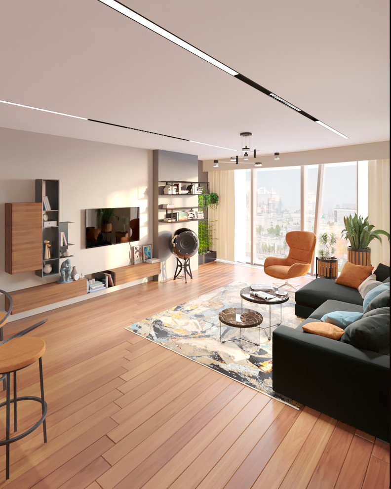 Башня ОКО гостиная-кухня