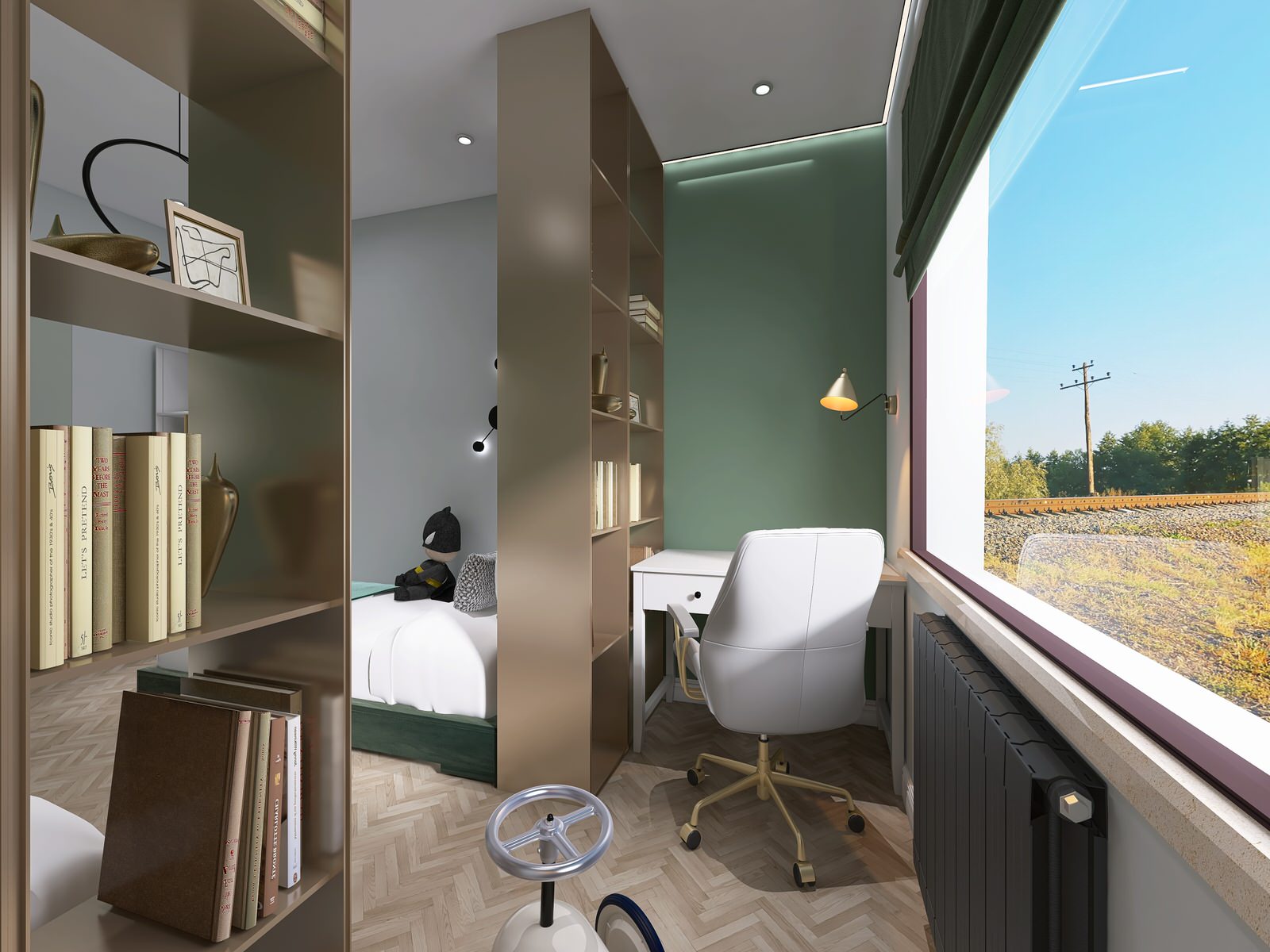 Двухкомнатная квартира 65 м2