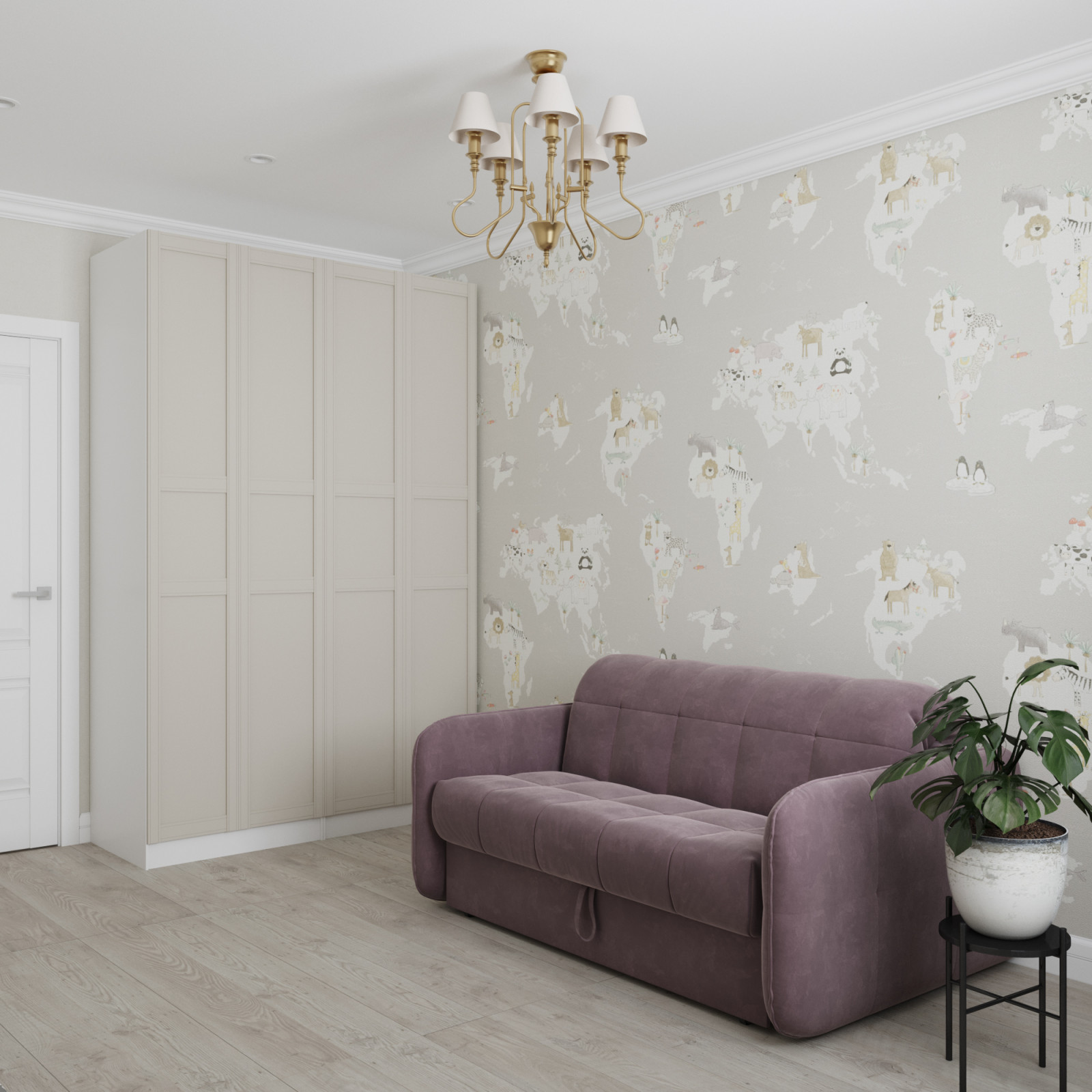 Кабинет и Будущая детская