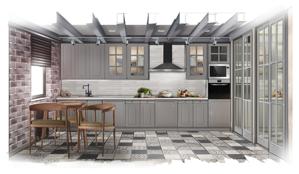 Квартира в Москве. 200м2. Лофт.