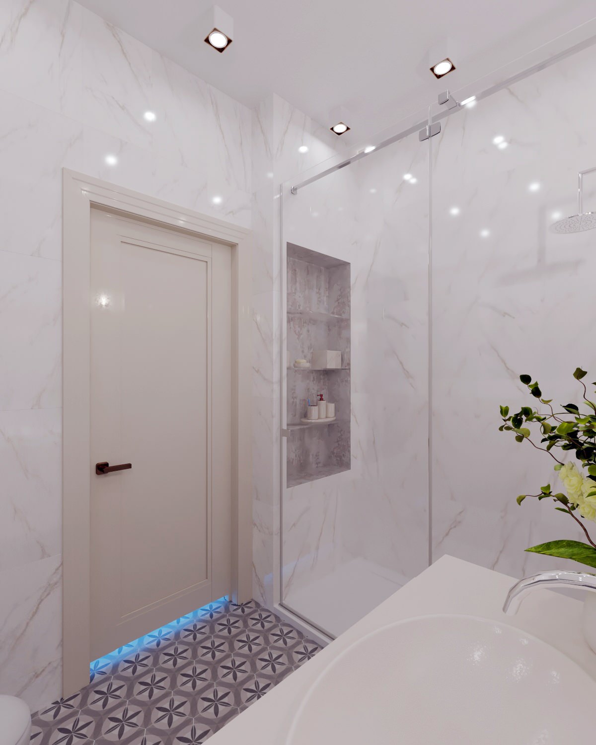 Дизайн проект квартиры в ЖК "Дом у озера" 90кв.м