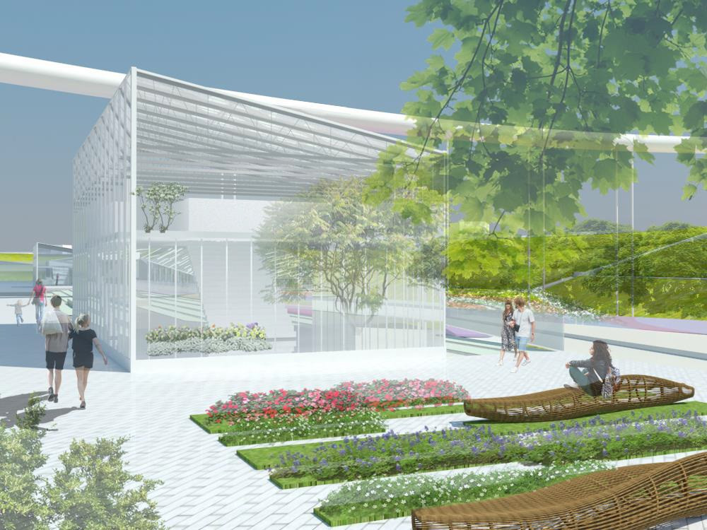 Концепция благоустройства поймы реки Царицы (визуализации)