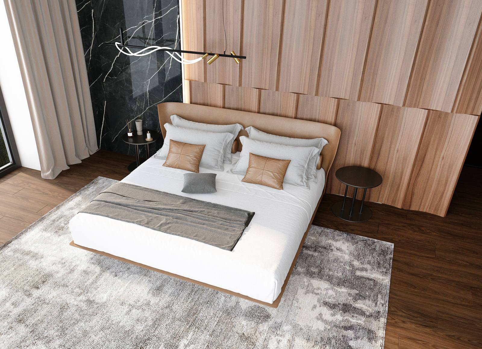 Обложка проекта: Мастер - спальня в загородном доме г. Москва