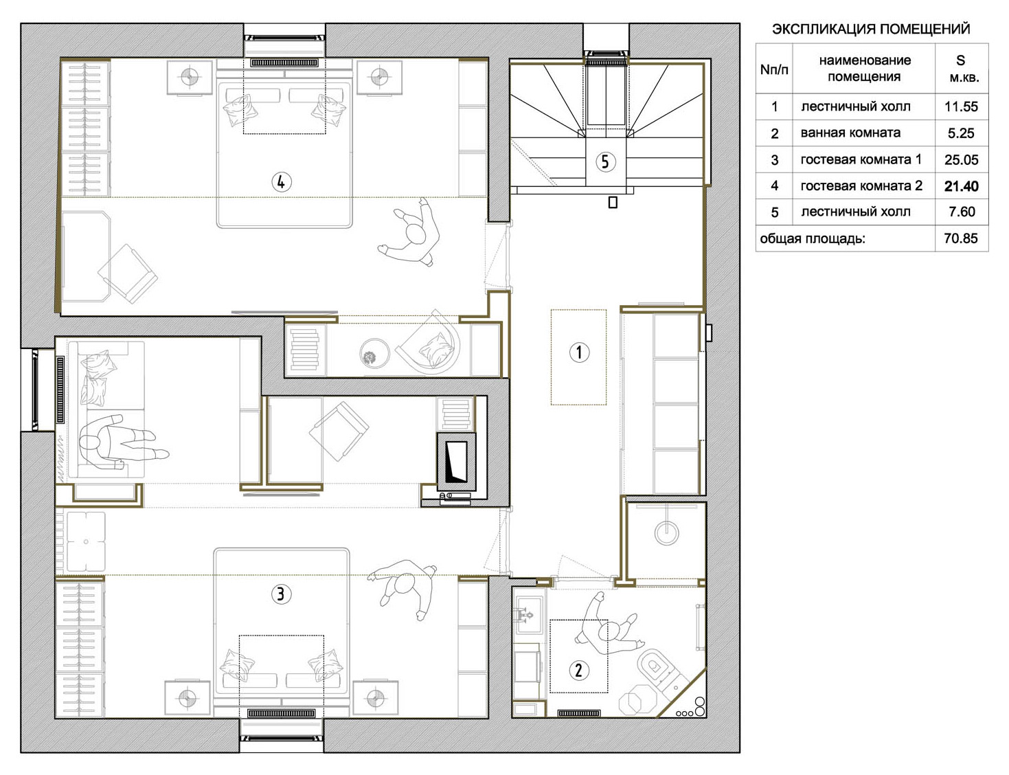 Реконструкция интерьеров дома в подмосковье. 350 м.кв.