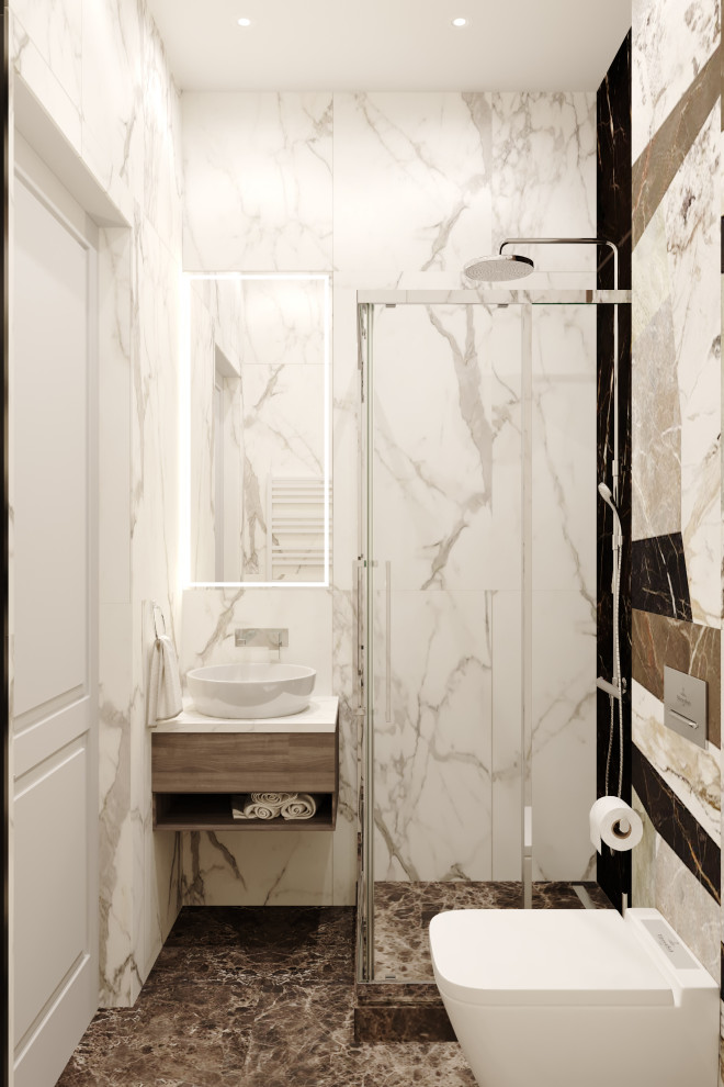 Квартира 73 кв. м. в современном стиле Новочерёмушкинская 17