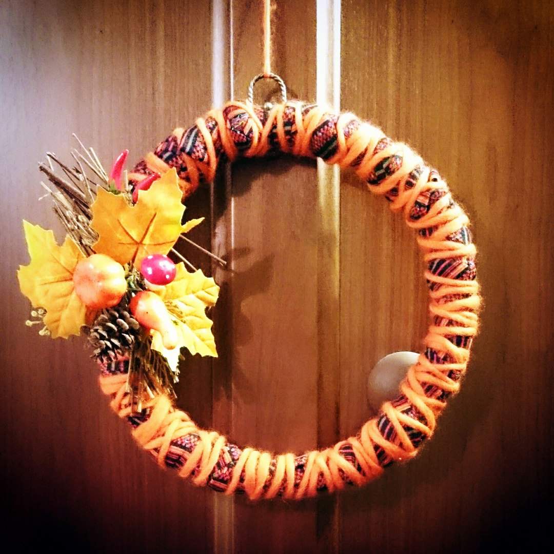 Обложка проекта: Интерьерный венок "Уютная осень" от La Couronne