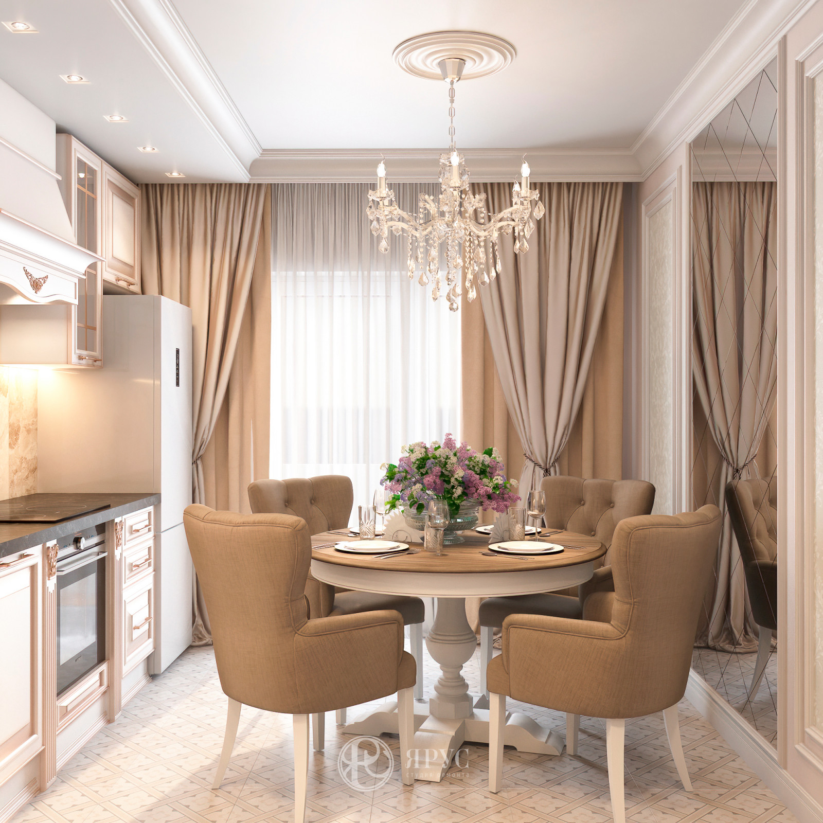 Дизайн интерьера двухкомнатной квартиры