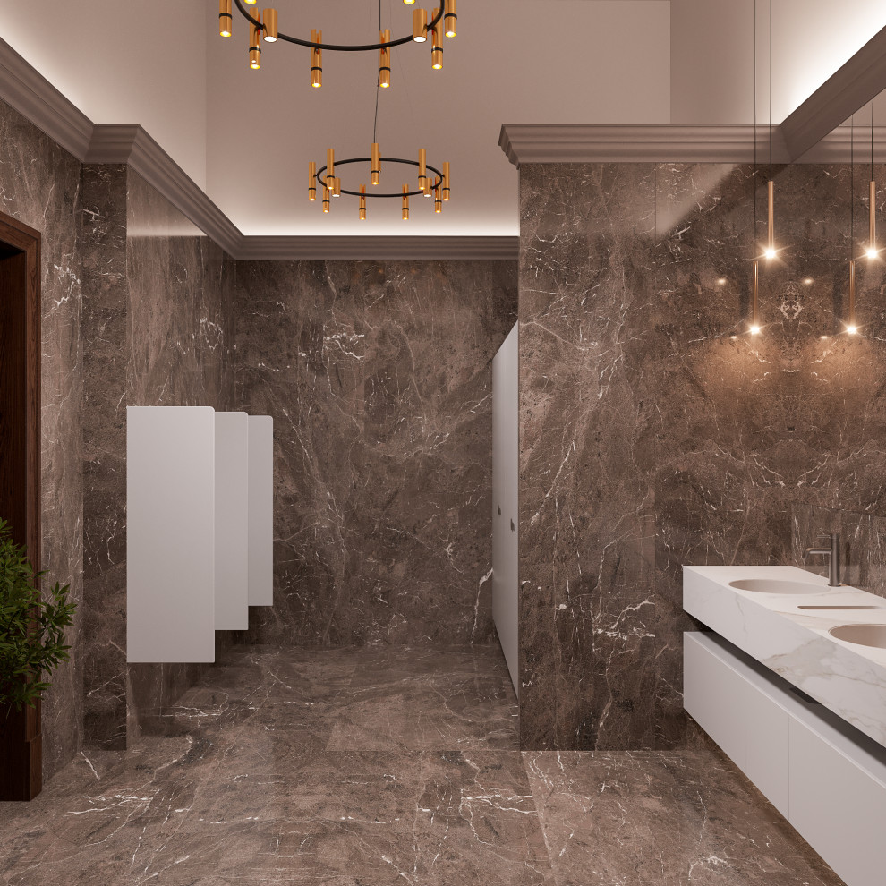 Обложка проекта: Санузел для МГУ,30 м2