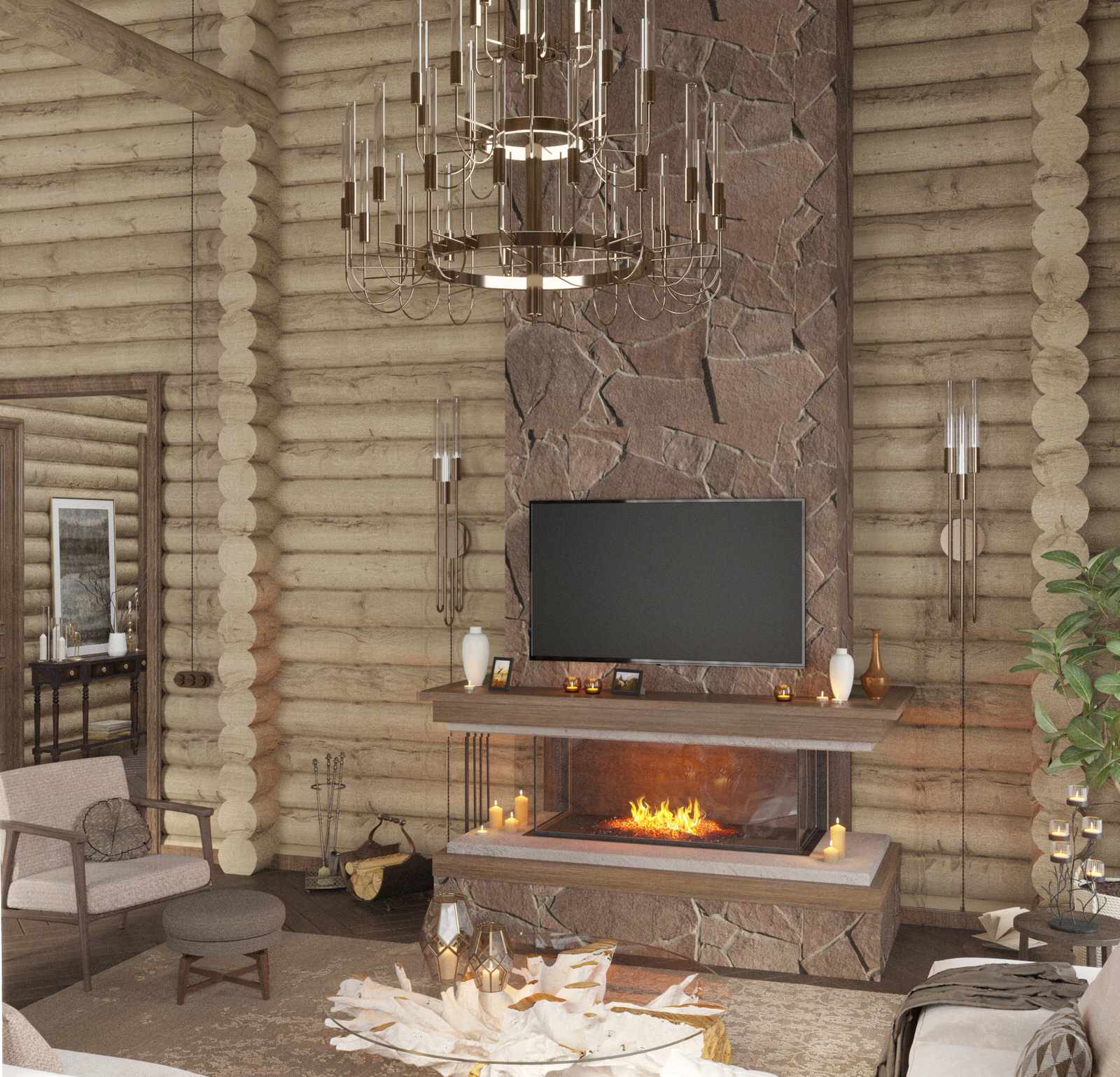 Дизайн интерьера дома 125 кв.м.