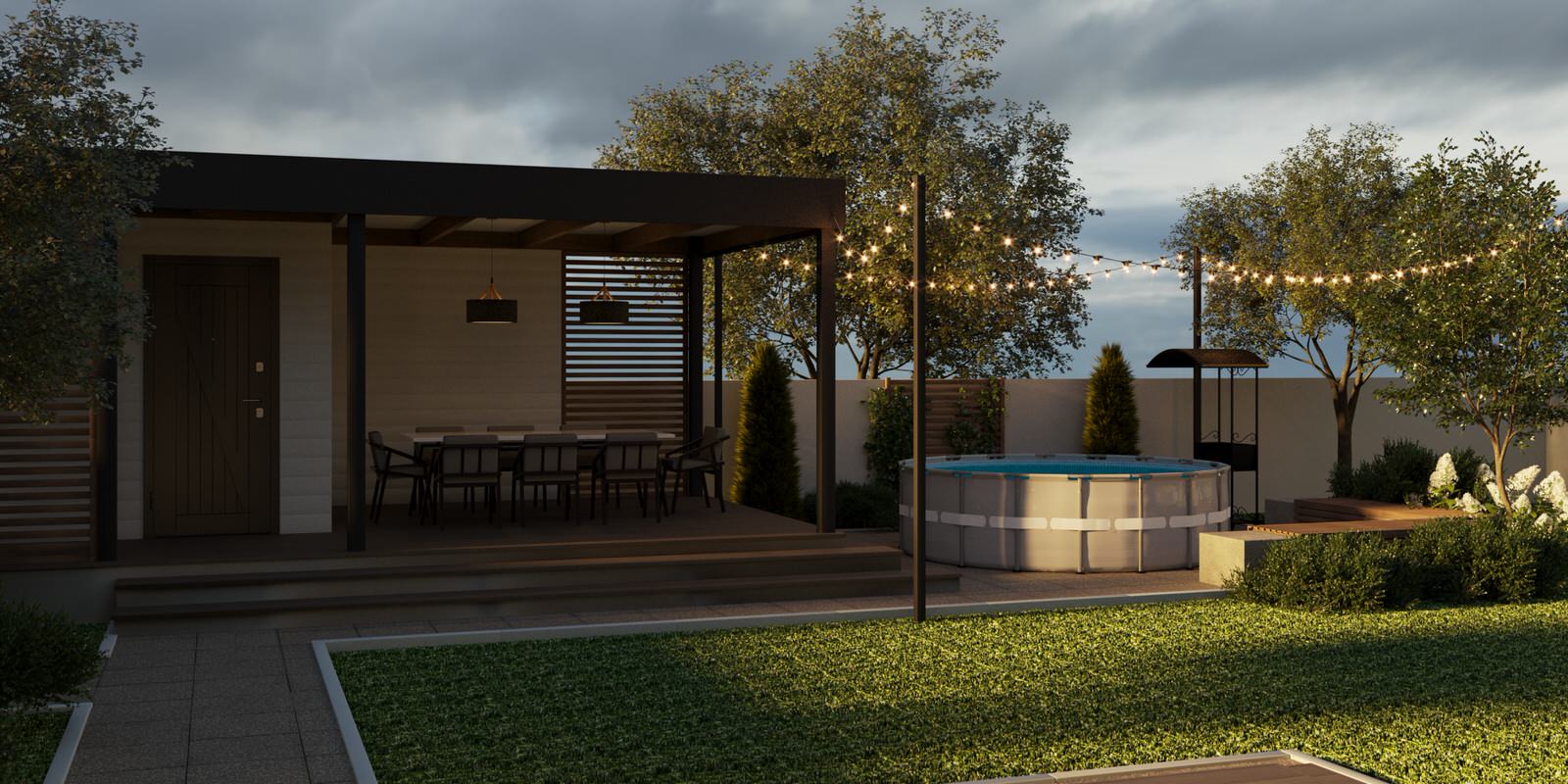 Меланж. Прилегающая территория.