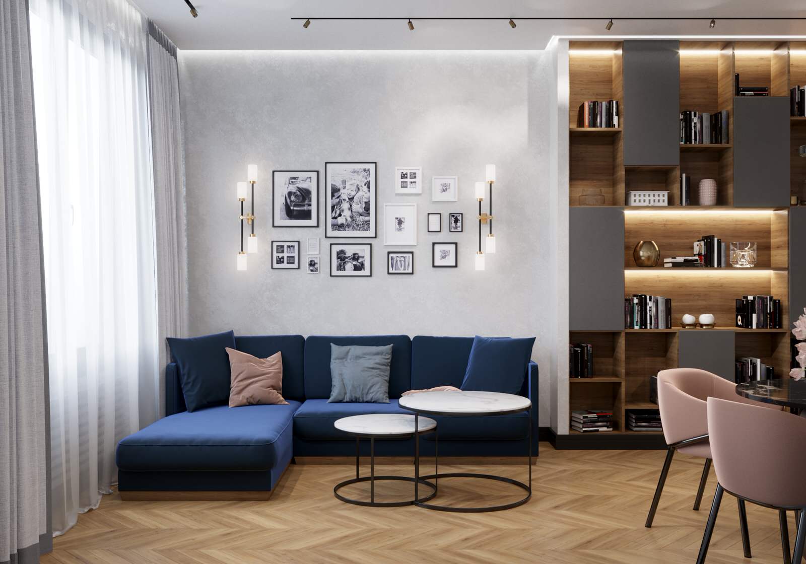 Дизайн проект квартиры в ЖК Петровский квартал на воде